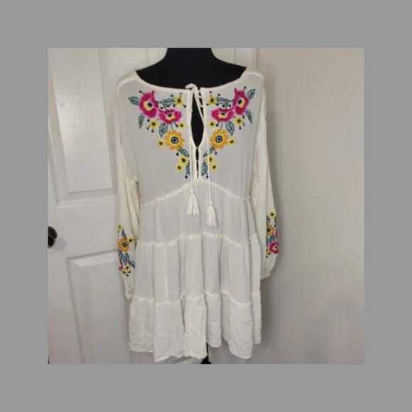 Free People Spell On You Embroidered Mini Dress Size XS - Picture 2 of 10